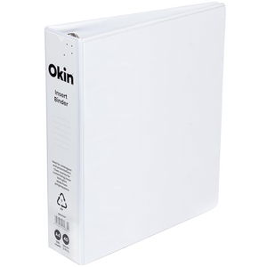 Okin A4 4D 50mm Insert Binder - White
