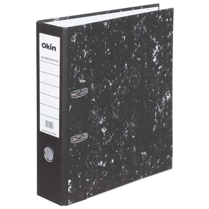 Okin A4 Lever Arch File - Mottle