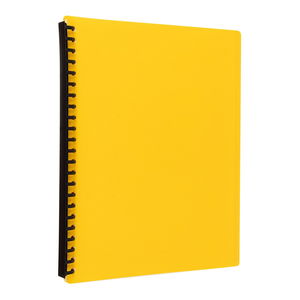 Okin A4 Refillable Display Book Yellow - 20 Pocket