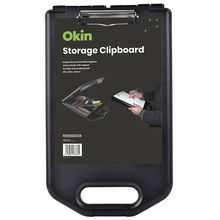 view Okin A4 Storage Clipboard - Black