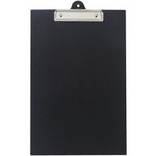 view Okin Foolscap PVC Single Clipboard - Black