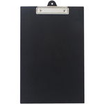 Okin Foolscap PVC Single Clipboard - Black