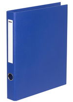 Okin Linen A4 2D 26mm Ring Binder - Royal Blue