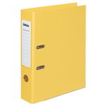 Okin Linen Foolscap Lever Arch File - Yellow