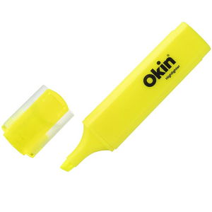 Okin Yellow Highlighter Chisel Tip