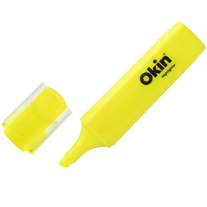 Okin Yellow Highlighter Chisel Tip