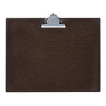 Okin A3 Hardboard Clipboard - Dark Brown