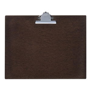 Okin A3 Hardboard Clipboard - Dark Brown