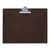 Okin A3 Hardboard Clipboard - Dark Brown