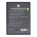 Okin A3 Insert Display Book Black - 20 Pocket