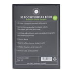 Okin A3 Insert Display Book Black - 30 Pocket