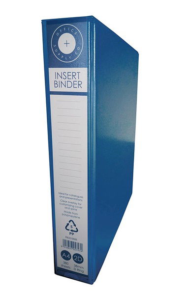 Okin A4 2D 38mm Insert Binder - Blue