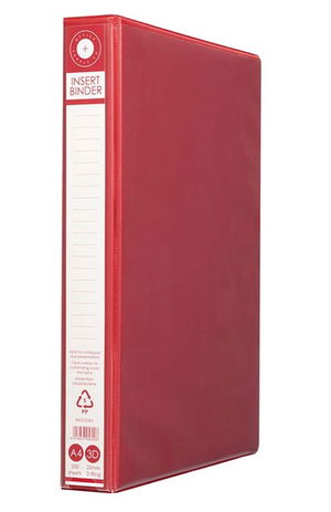 Okin A4 3D 25mm Insert Binder - Red