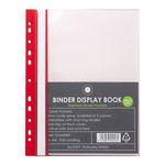 Okin A4 Binder Display Book Red - 20 Pocket