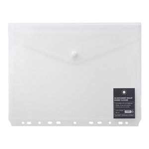 Okin A4 Binder Document Wallet - Clear