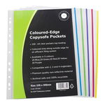 OSC A4 Copysafe Pockets Assorted - 100 Pack