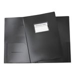 Okin A4 Double Pocket Presentation Folder - Black