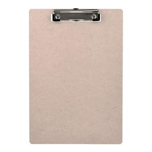 Okin A4 Hardboard Clipboard - Light Brown