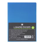 Okin A4 L Shaped Pockets Blue - 12 Pack