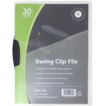 Okin Swing Clip A4 Report Cover - Black