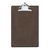 Okin A5 Hardboard Clipboard - Dark Brown