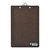 Okin A5 Hardboard Clipboard - Dark Brown