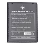 Okin A5 Insert Display Book Black - 20 Pocket