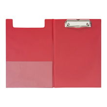 view Okin A5 PVC Double Clipboard - Red