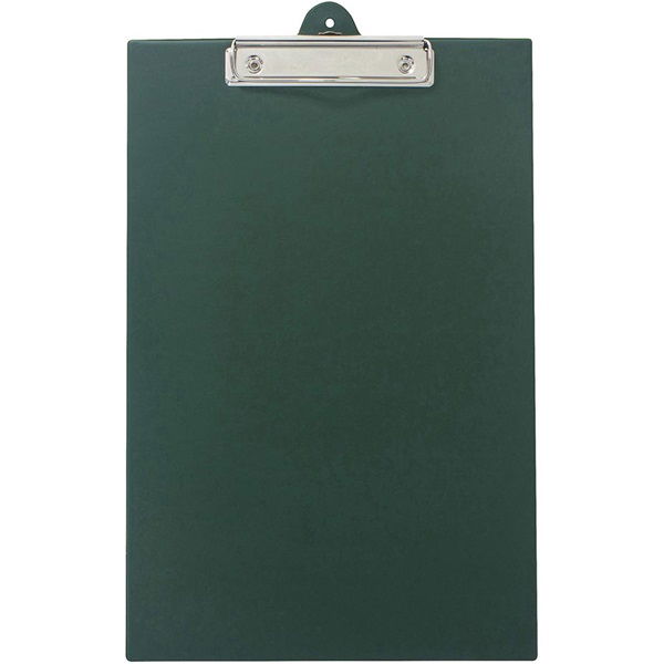 Okin Foolscap PVC Clipboard - Green