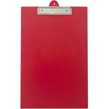 view Okin Foolscap PVC Clipboard - Red