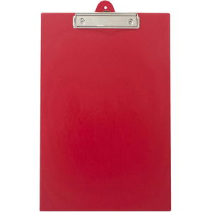 Okin Foolscap PVC Clipboard - Red