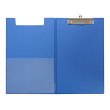 view Okin Foolscap PVC Double Clipboard - Blue