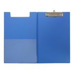 Okin Foolscap PVC Double Clipboard - Blue