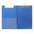 Okin Foolscap PVC Double Clipboard - Blue