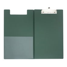 view Okin Foolscap PVC Double Clipboard - Green