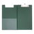 Okin Foolscap PVC Double Clipboard - Green