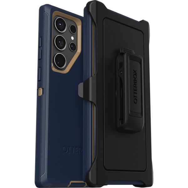 OtterBox Defender Series Case for Samsung Galaxy S23 Ultra - Blue Suede Shoes
