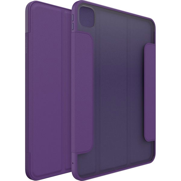 OtterBox Symmetry Series Folio Case for 11 Inch iPad Pro M4 - Clear, Purple