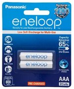 Panasonic Eneloop AAA 800mAh Rechargeable Batteries - 2 Pack
