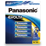 Panasonic Evolta AAA Alkaline Battery - 4 Pack