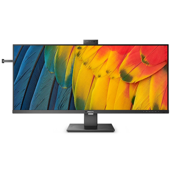 Philips 40B1U5601H/75 40 Inch 3440 x 1440 4ms 120Hz Ultrawide IPS Monitor with Speakers, Webcam & USB Hub - HDMI, DisplayPort, USB-C