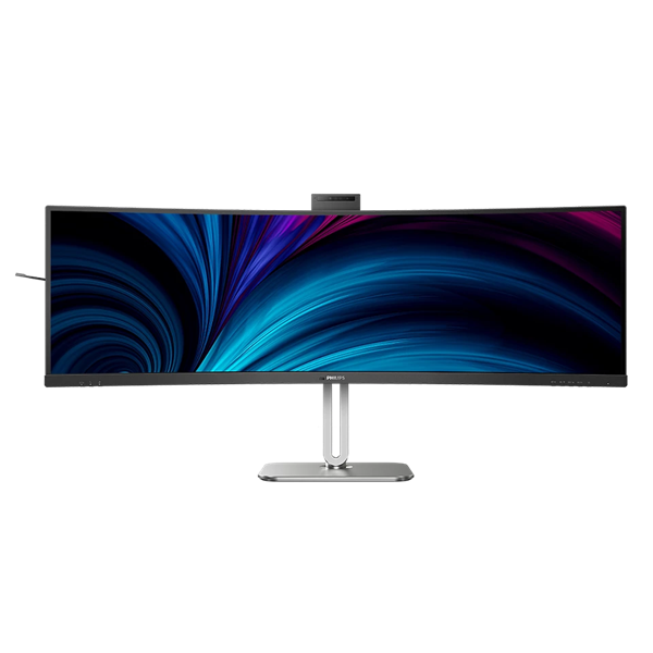 Philips 49B2U5900CH 48.8 Inch 5120 x 1440 4ms 75Hz Superwide VA Curved Monitor with Speakers, Webcam & USB Hub - HDMI, DisplayPort, USB-C