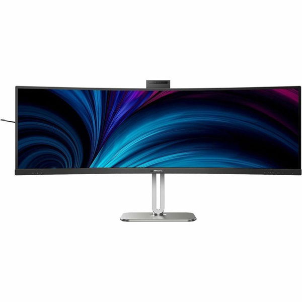 Philips 49B2U6900CH/75 48.8 Inch 5120 x 1440 4ms 75Hz Superwide VA Curved Monitor with Speakers, Webcam & USB Hub - HDMI, DisplayPort, USB-C