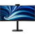 Philips B-Line 34 Inch 3440x1440 WQHD 4ms 60Hz VA Curved Monitor with Speakers, Webcam & USB Hub - HDMI, DisplayPort, USB-C