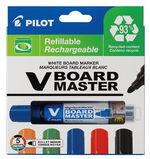 Pilot BeGreen V Board Master Bullet Whiteboard Marker - 5 Pack