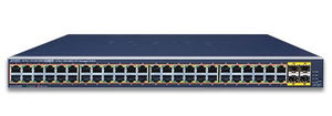 Planet GS-4210-48P4S 48-Port 10/100/1000T 802.3at PoE + 4-Port 100/1000BASE-X SFP Managed Switch