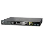 Planet GS-5220-20T4C4X 24 Port Gigabit Ethernet 10/100/1000BASE-T Layer2+ Managed Switch + 4x Gigabit SFP + 4x 10G SFP+