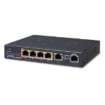 Planet GSD-604HP 4 Port Gigabit 10/100/1000T PoE Unmanaged Switch + 2 Port 10/100/1000T (Non-PoE)