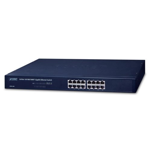 Planet GSW-1601 16 Port Gigabit Ethernet 10/100/1000BASE-T Unmanaged Switch