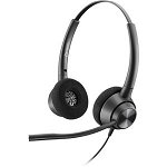 Poly Encorepro EP320 Quick Disconnect Over The Head Wired Stereo Headset with Noise Cancelling - Black